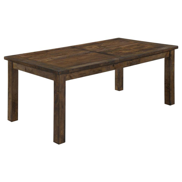 Coleman Rectangular Dining Table Rustic Golden Brown - 107041