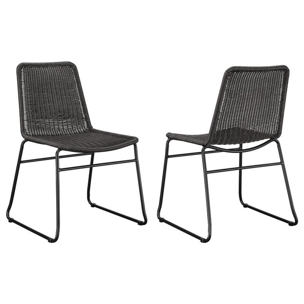 Dacy Upholstered Dining Chairs (Set of 2) Brown and Sandy Black - 192032