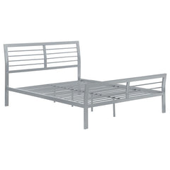 Cooper Metal Full Open Frame Bed Silver - 300201F