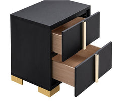 Marceline 2-drawer Nightstand Black - 222832