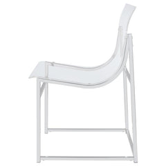 Adino Acrylic Dining Side Chair Clear and Chrome (Set of 2) - 121182