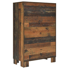 Sidney 5-piece Eastern King Bedroom Set Rustic Pine - 223141KE-S5