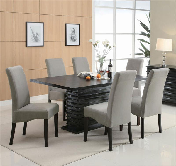 Stanton Rectangular Dining Set Black and Grey - 102061-S5