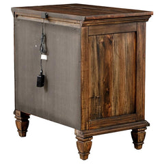 Avenue 3-drawer Nightstand Weathered Burnished Brown - 223032