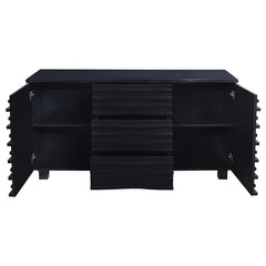Stanton 3-drawer Rectangular Server Black - 102065
