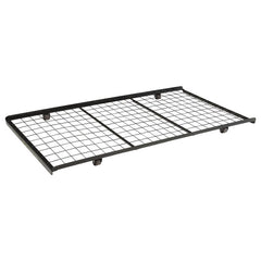 Eden Twin Trundle Bed with Rollers Black - 1139