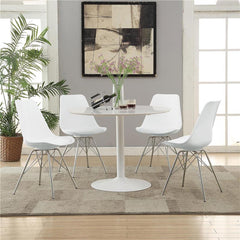 Lowry Round Dining Table White - 105261