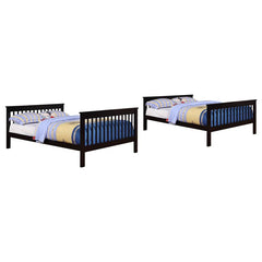 Chapman Wood Full Over Full Bunk Bed Black - 460359