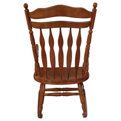 Aylin Solid Wood Rocking Chair Medium Brown - 600187