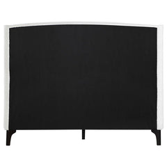 Mosby Upholstered Eastern King Wingback Bed Snow - 306020KE