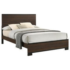 Edmonton Wood Queen Panel Bed Rustic Tobacco - 204351Q