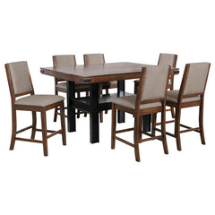 Patterson 7-piece Counter Height Dining Set Mango Oak - 108888-S7