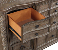 Emmett 9-drawer Dresser with Mirror Walnut - 224443M