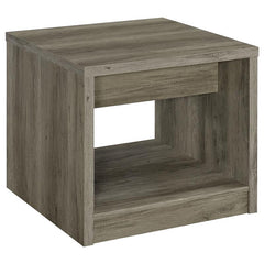 Felix 1-drawer Engineered Wood Side End Table Grey Driftwood - 707727