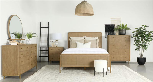Arini 5-piece Eastern King Bedroom Set Sand Wash - 224300KE-S5