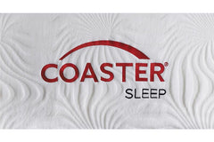 Ian 12" Eastern King Memory Foam Mattress White - 350065KE