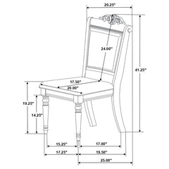 Willowbrook 5-piece Rectangular Dining Table Set Walnut - 108111-S5