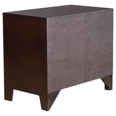 Phoenix 2-drawer Nightstand Deep Cappuccino - 200412