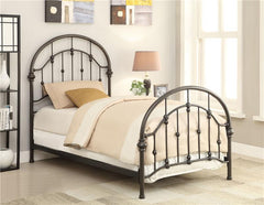 Rowan Metal Full Open Frame Bed Dark Bronze - 300407F