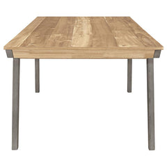 Nogales Wooden Dining Table Acacia and Coastal Grey - 109811