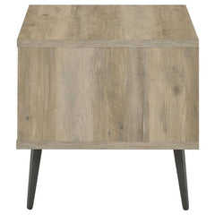 Welsh Square Engineered Wood Side End Table Antique Pine - 701037