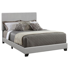 Dorian Upholstered Queen Panel Bed Grey - 300763Q