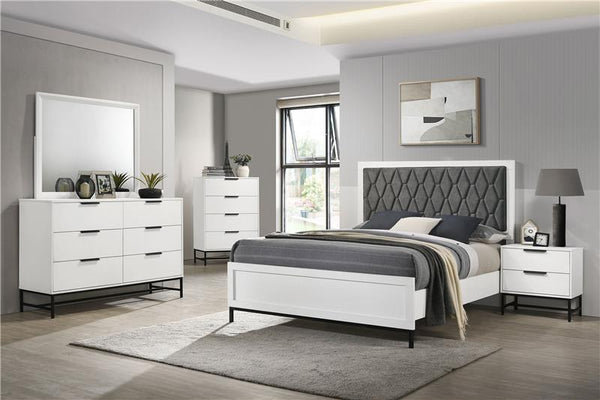 Sonora 5-piece Queen Bedroom Set White - 224861Q-S5