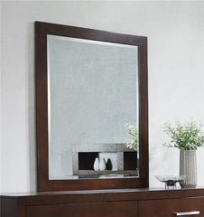 Jessica Rectangular Wall Dresser Mirror Cappuccino - 200714
