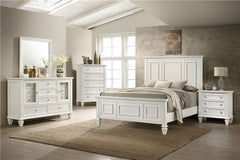 Sandy Beach 11-drawer Rectangular Dresser Cream White - 201303