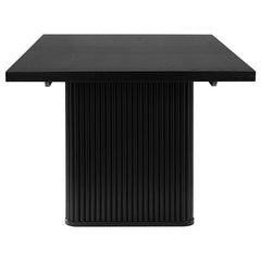 Catherine Rectangular Double Pedestal Dining Table Black - 106251