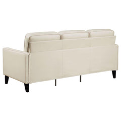 Jonah Upholstered Track Arm Sofa Ivory - 509651