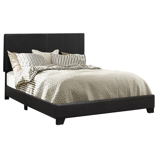 Dorian Upholstered Full Panel Bed Black - 300761F