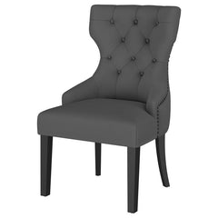 Baney Upholstered Parson Dining Side Chair with Tufted Back Grey - 115562