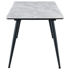 Dennison Rectangular Dining Table with Ceramic Top Grey - 108531