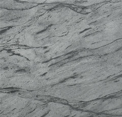 Stevie Rectangular Faux Marble Top Dining Table Grey and Black - 115111SLT