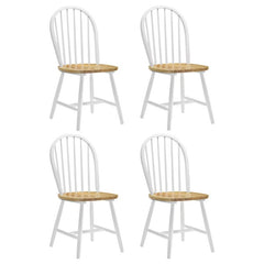 Cinder Wood Dining Side Chair White (Set of 4) - 4129