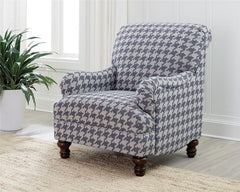 Glenn Upholstered English Arm Accent Chair Blue - 903093