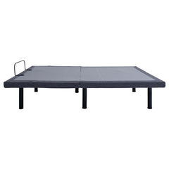Negan Twin Extra Long Adjustable Bed Base Grey and Black - 350132TL