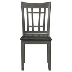 Lavon 5-piece Dining Set Medium Grey - 108211-S5