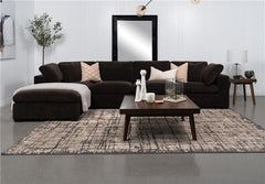 Lakeview Rectangular Upholstered Ottoman Dark Chocolate - 551466