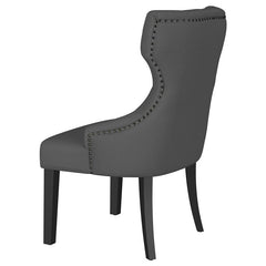 Baney Upholstered Parson Dining Side Chair with Tufted Back Grey - 115562