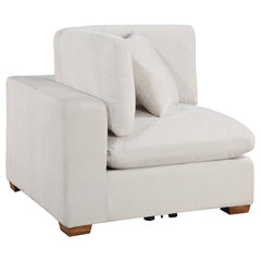 Lakeview Upholstered Corner Chair Ivory - 551462