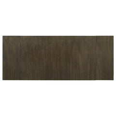 Malia Rectangular Dining Table with Refractory Extension Leaf Black - 122341