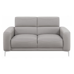 Glenmark 3-piece Upholstered Track Arm Sofa Set Taupe - 509731-S3