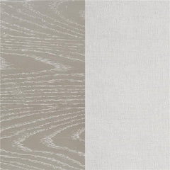 Evangeline Upholstered Dining Side Chair with Faux Diamond Trim Ivory and Silver Oak (Set of 2) - 107552