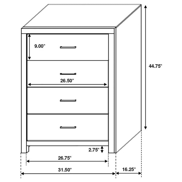 Brantford 5-piece Queen Bedroom Set Barrel Oak - 207040Q-S5