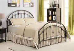 Rowan Metal Eastern King Open Frame Bed Dark Bronze - 300407KE