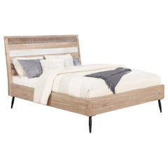 Marlow Wood California King Panel Bed Rough Sawn Multi - 215761KW