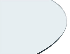 60" 12mm Round Glass Table Top Clear - CP60RD-12