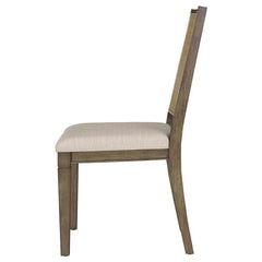 Matisse Woven Rattan Back Dining Side Chair Brown (Set of 2) - 108312